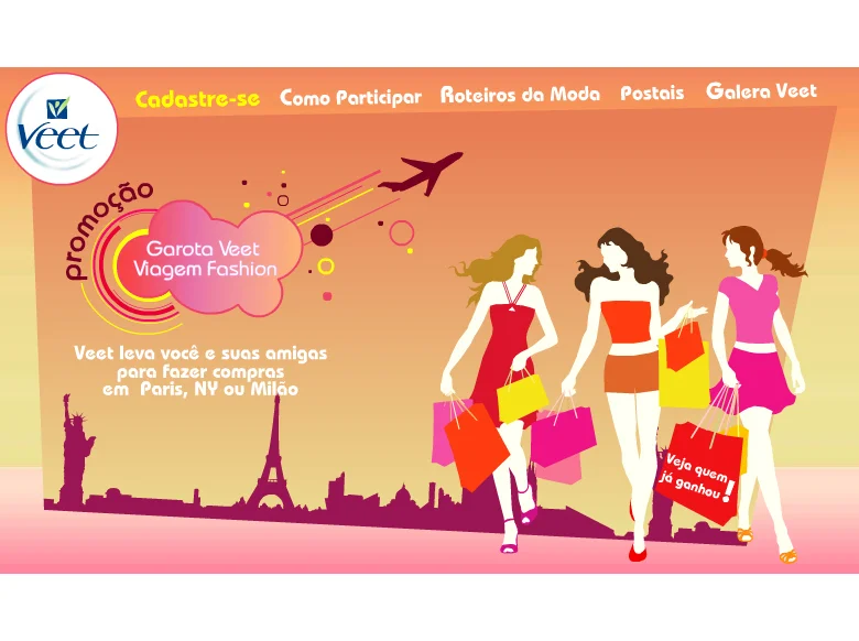 Site — Veet add (concurso)
